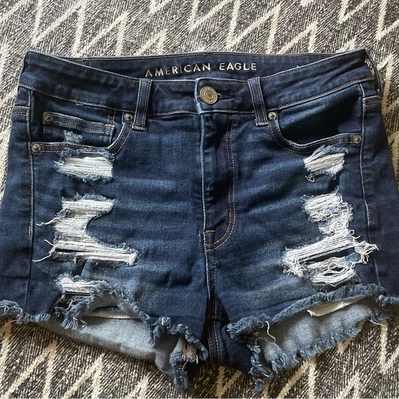American Eagle Outfitters Jean Shorts Next Level Stretch size 6 - Picture 4 of 4